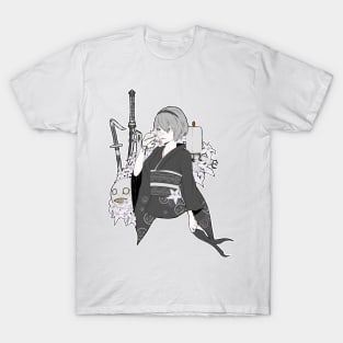 2B Kimono (Nier;Automata) T-Shirt